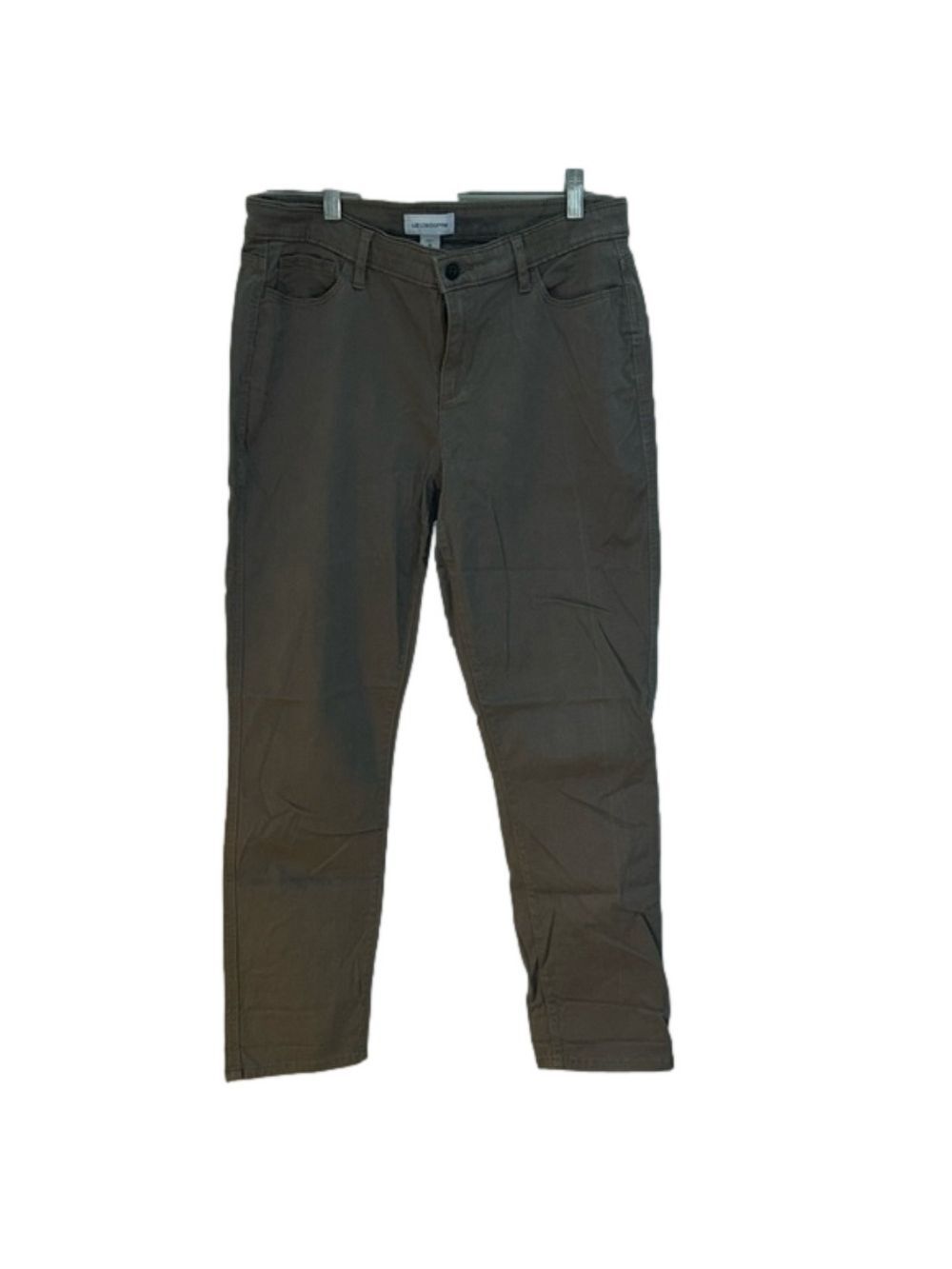 Liz Claiborne: Size 8, Greige, Chino Pant